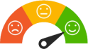 Satisfaction Client Satisfaction Client étiquettes électronique A2 Concept